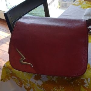 Vintage red Versace crossbody bag